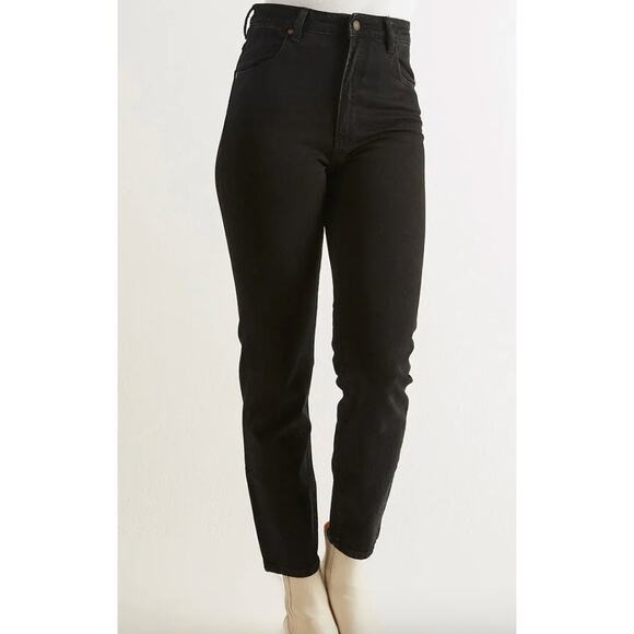 Rolla's Women Duster High Rise Slim Denim Jeans Size 31 Cotton Style 12860 Black - Picture 2 of 12